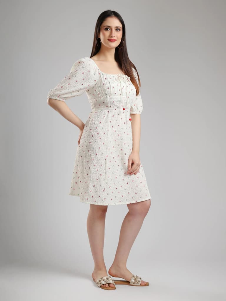 Lara Floral Printed Dress — photo 5