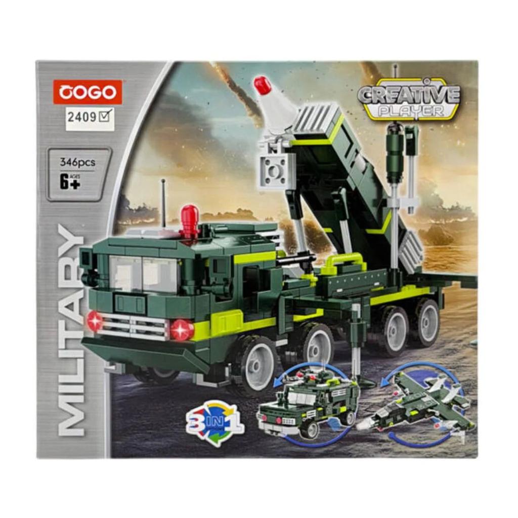 Military 3 In 1 Combat Vehicle Building Blocks – Command The Battlefield — photo 3
