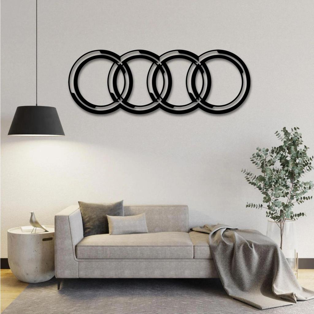 AUDI F1 TEAM LOGO METAL WALL ART — photo 2