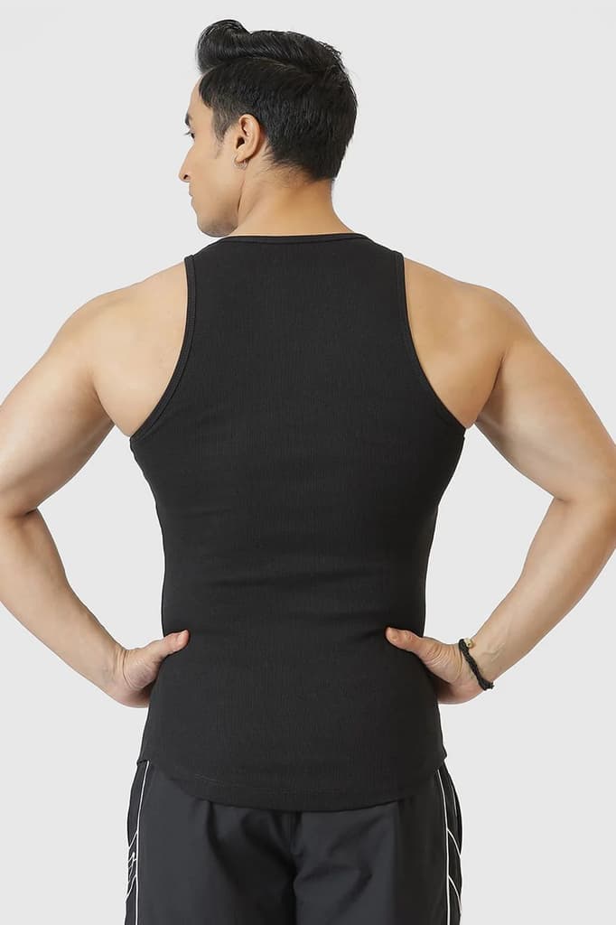 Ribbed Tank Black — photo 6