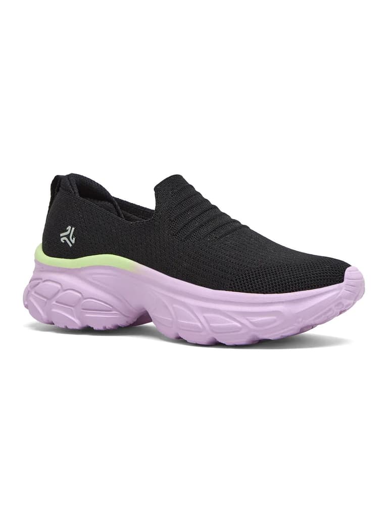 FRORA Black Women's Walking Shoes — Black / 4