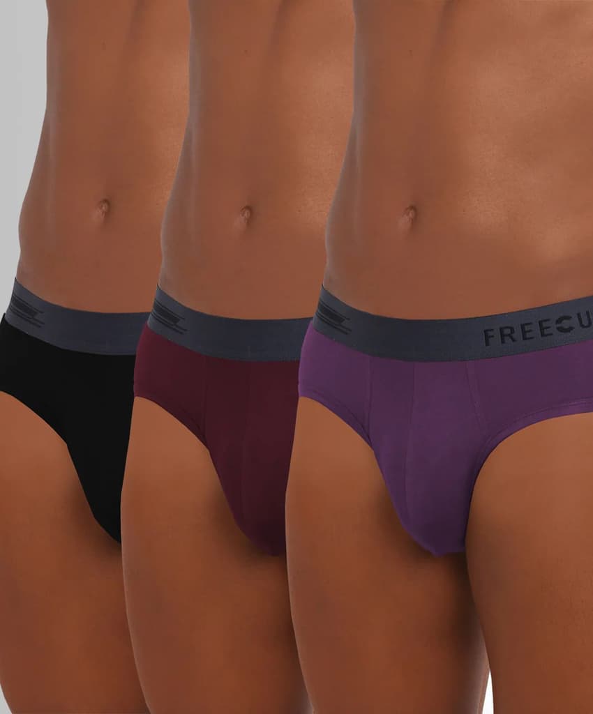 Men's Anti-Bacterial Micro Modal Brief in Contrast Waistband (Pack of 3) — photo 12