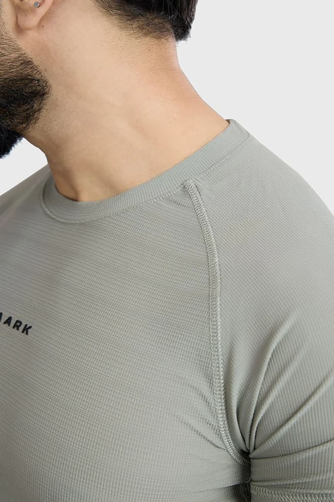 Blaze Nylon T-shirt Sage Green — photo 5