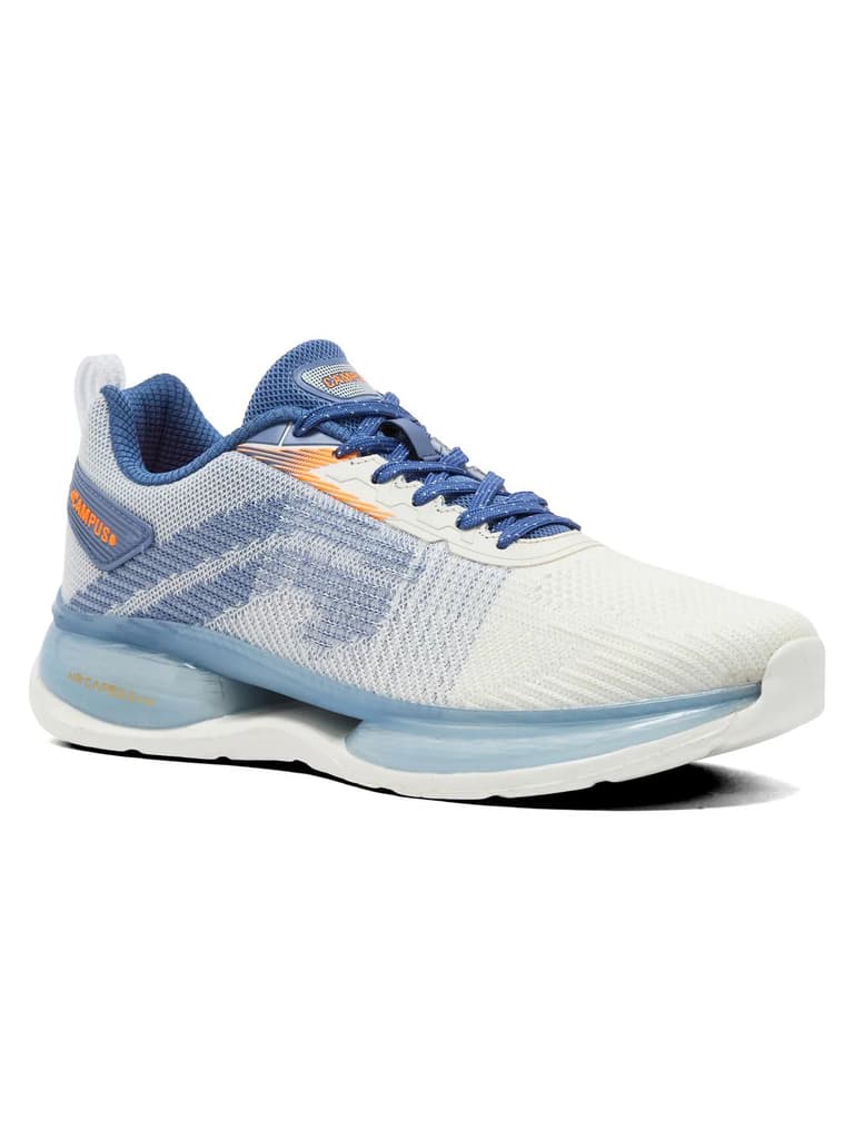 AMINO White Men's Running Shoes — White / 6