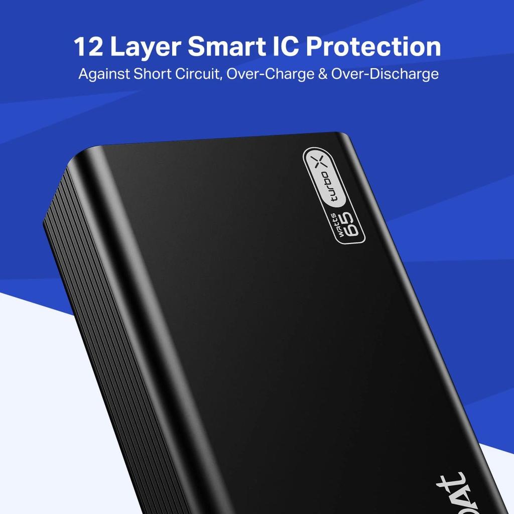boAt Energyshroom PB465 Turbo X | 20000mAh Power Bank with 65W Turbo Fast Charging — photo 6