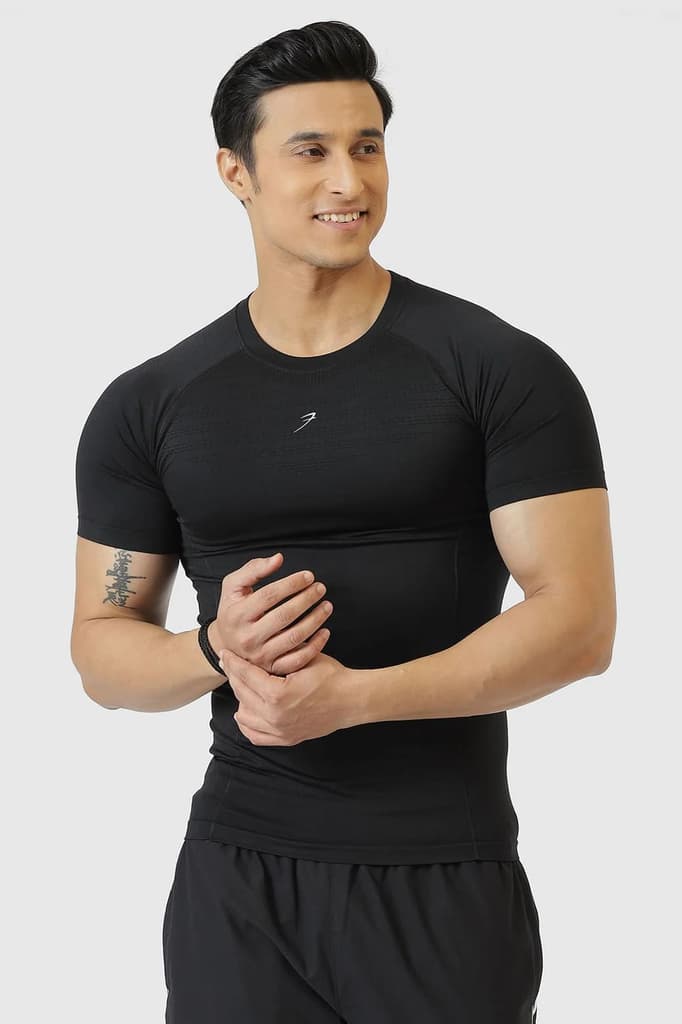 Power Seamless T-shirt Black/Logo — photo 7