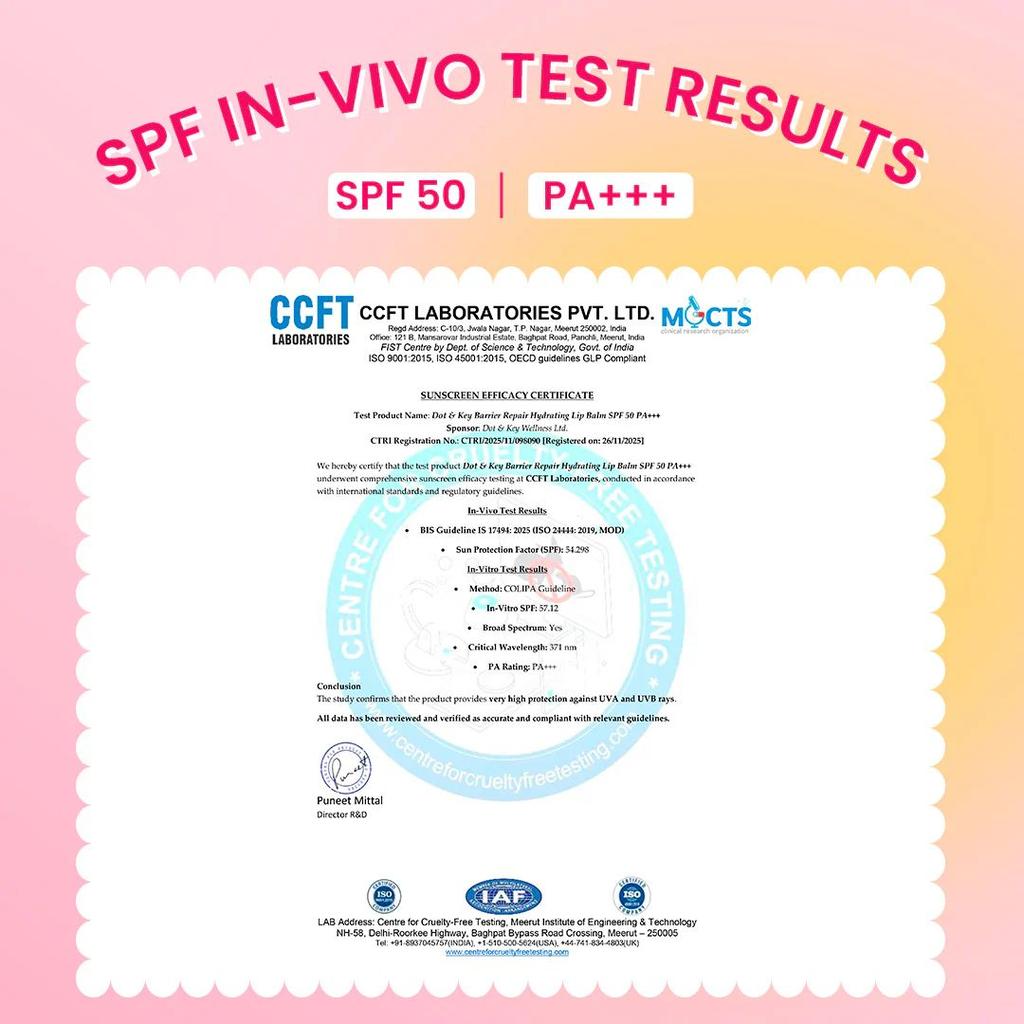 Barrier Repair Hydrating Lip Balm In-Vivo Tested SPF 50+ PA+++ — photo 10