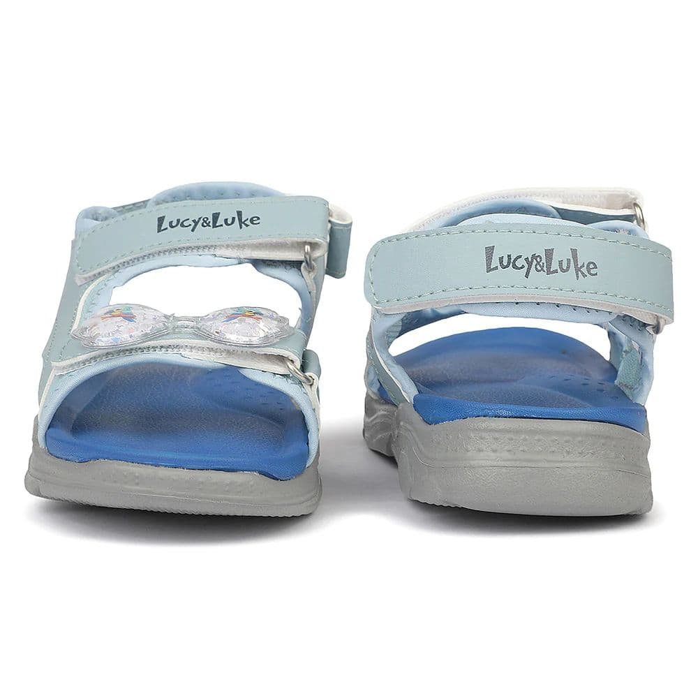 Lucy & Luke CANDYKICKE Blue Casual Flat Sandal For Kids By Liberty — photo 9