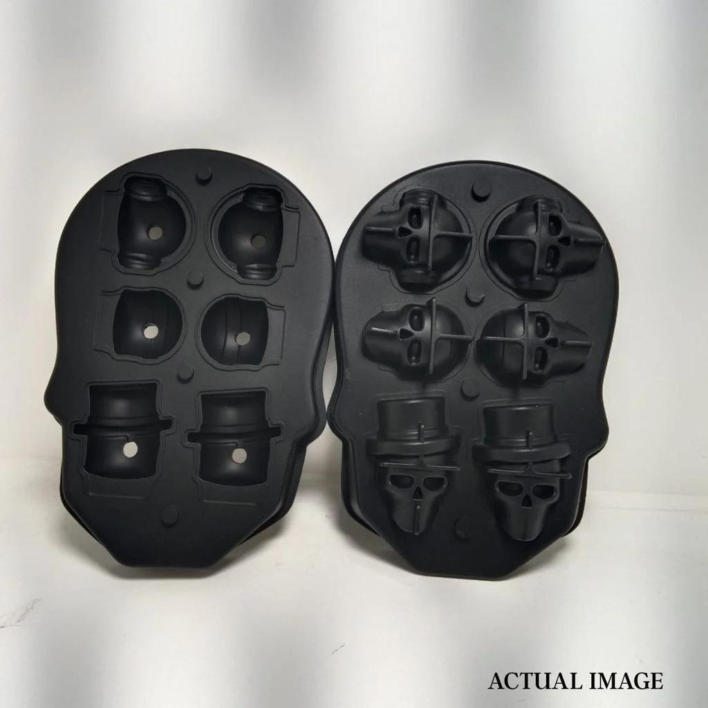 3D Skull Mold Tray | 6 Cavity Silicone Mold for Drinks & Desserts — photo 7