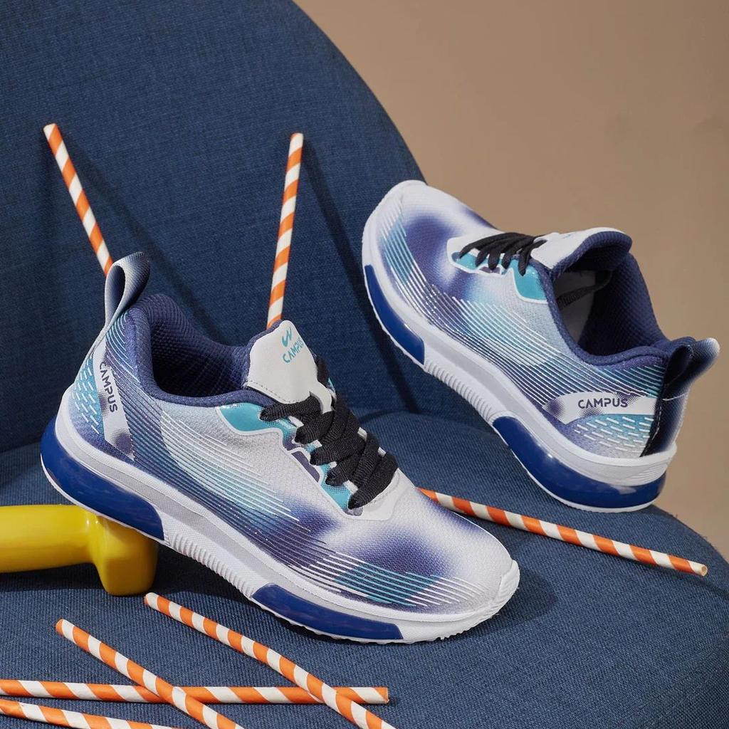 TUSK KIDS White Kids Running Shoes