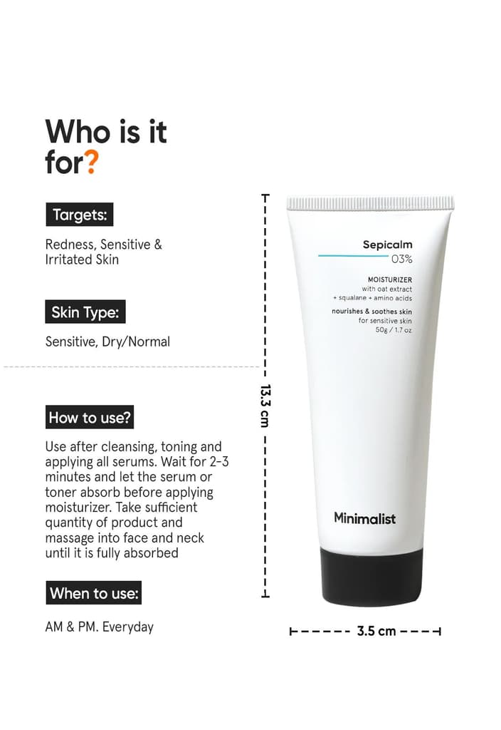 Sepicalm 3% Moisturizer