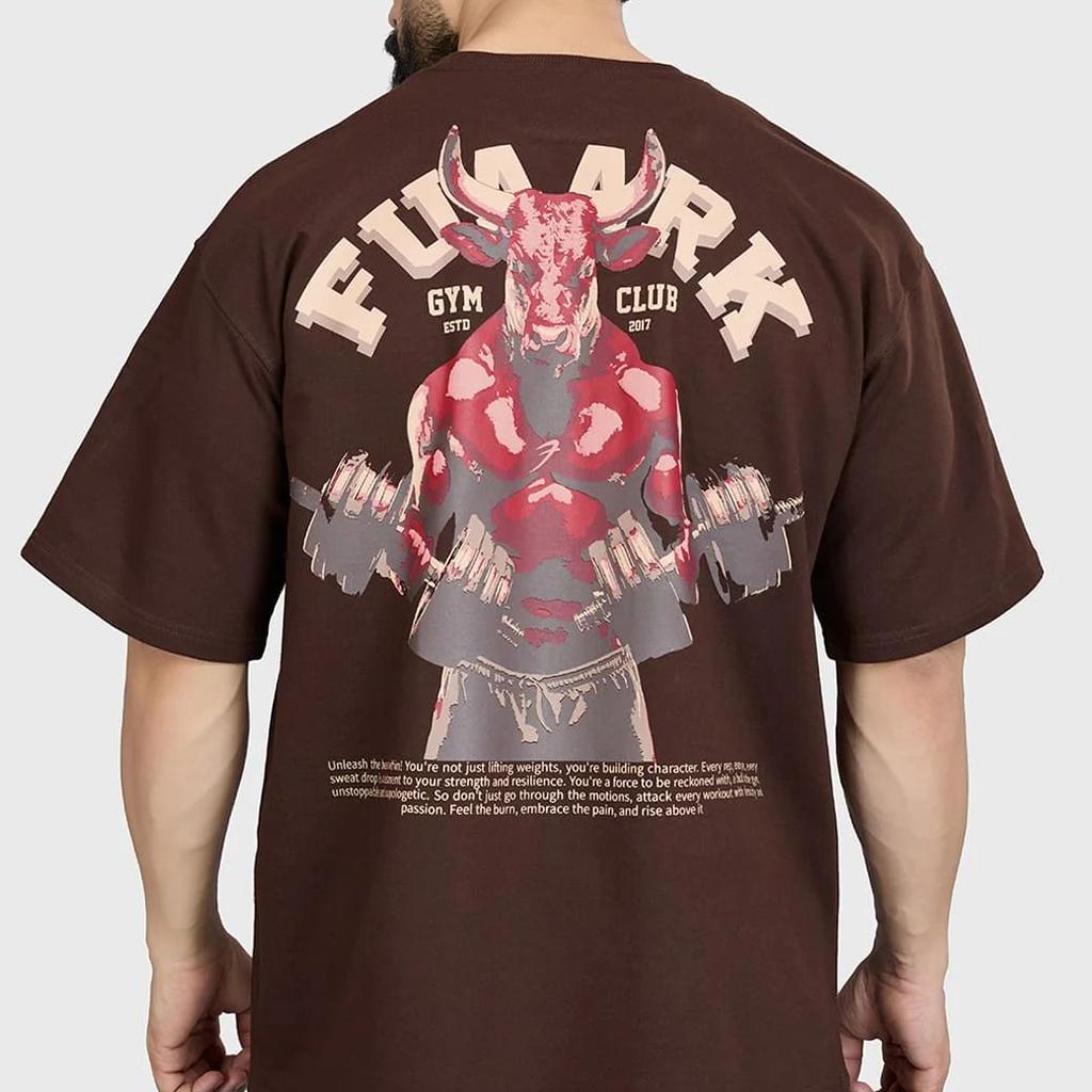 Bull Oversized T-shirt Coffee