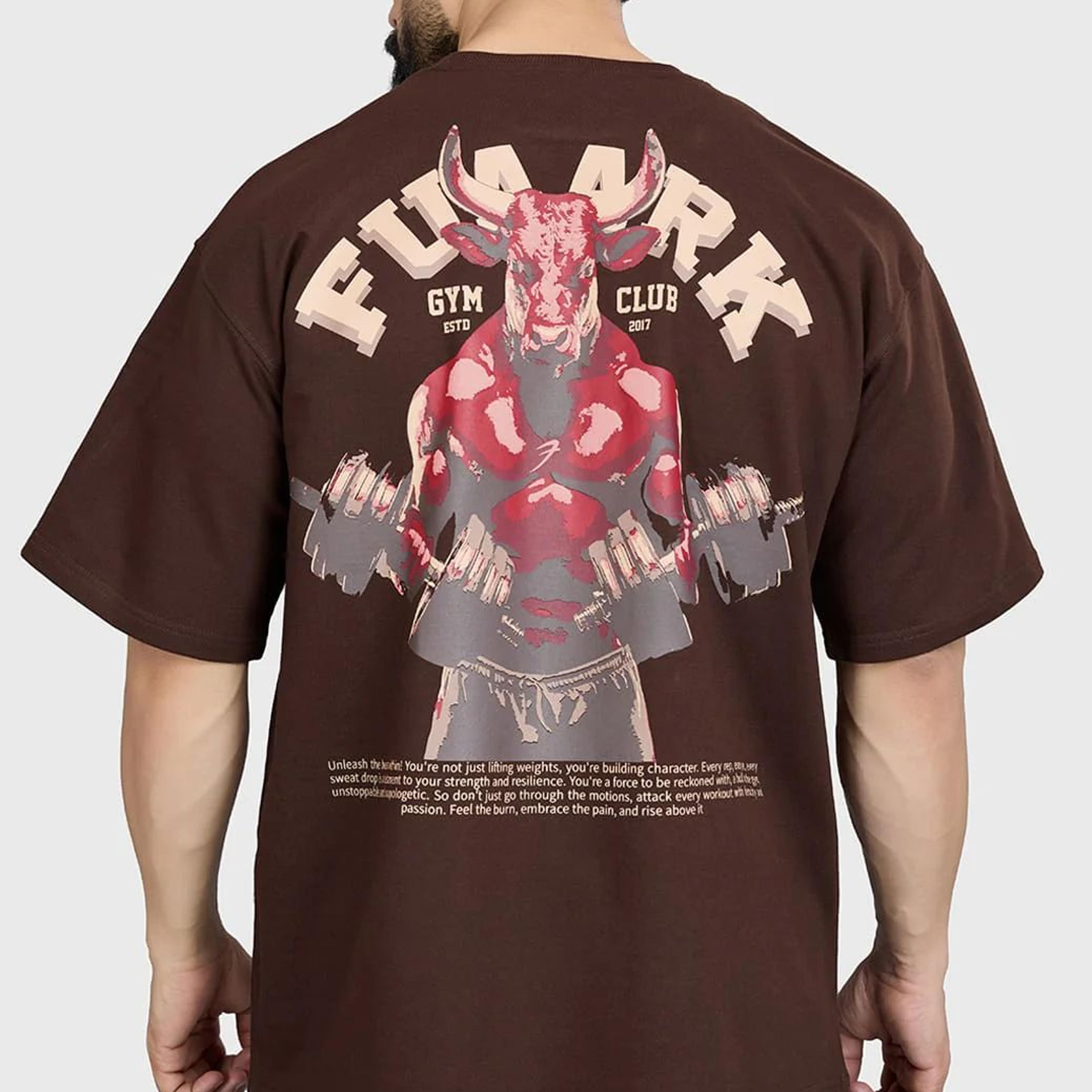 Bull Oversized T-shirt Coffee