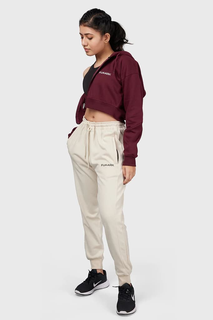 Signature Oversized Cropped Jacket Cherry — photo 2