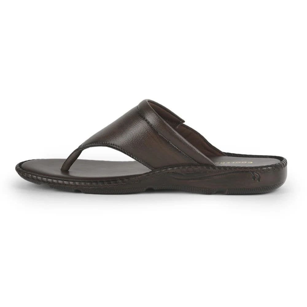 Coolers Brown Casual Slipper For Men VCL-26 By Liberty — photo 3