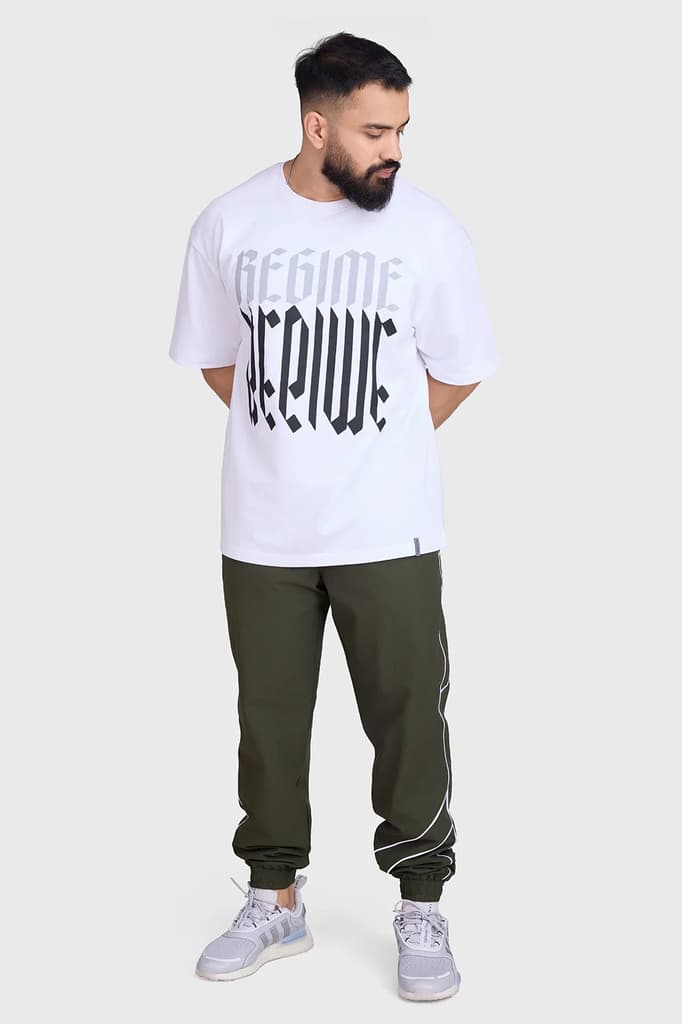 Regime Oversized T-shirts White — photo 7