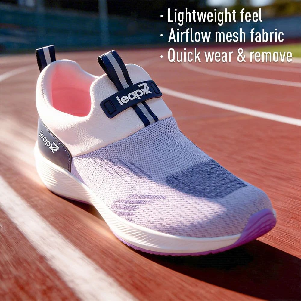 LEAP7X STARLINE-E Voilet Sports Non lacing Walking shoes for Women by Liberty — photo 2