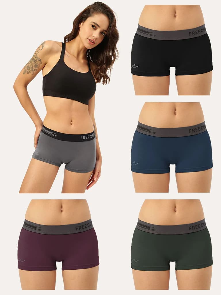 Women's Micro Modal Boy Shorts (Pack of 5) — photo 11