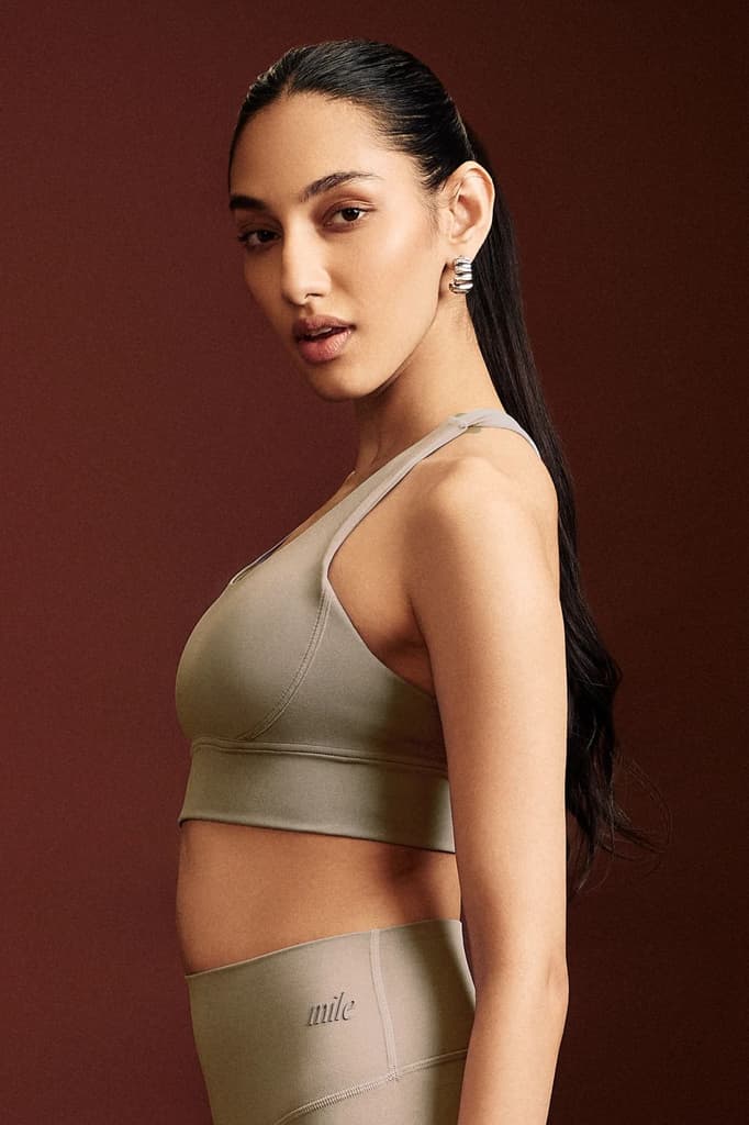 Rhino Gray OnTheGo Cross Back Sports Bra — photo 3