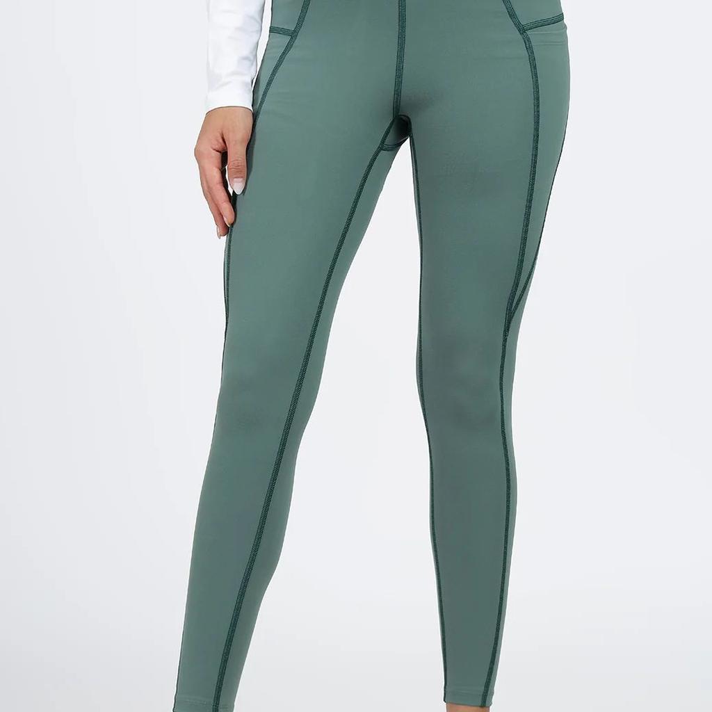 Timeless Nylon Leggings Sage Green