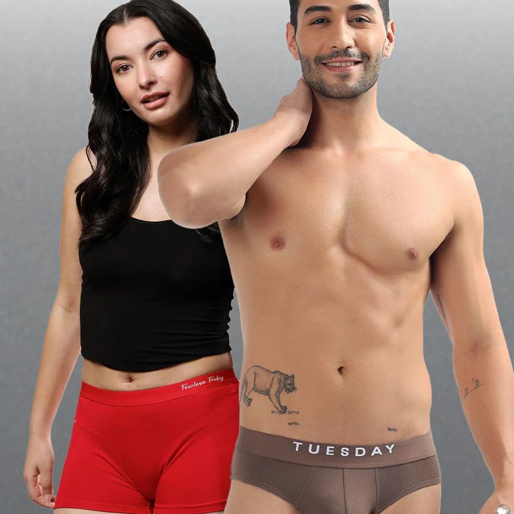 Everyday Expression | Couple Combo (Briefs & Boyshorts)