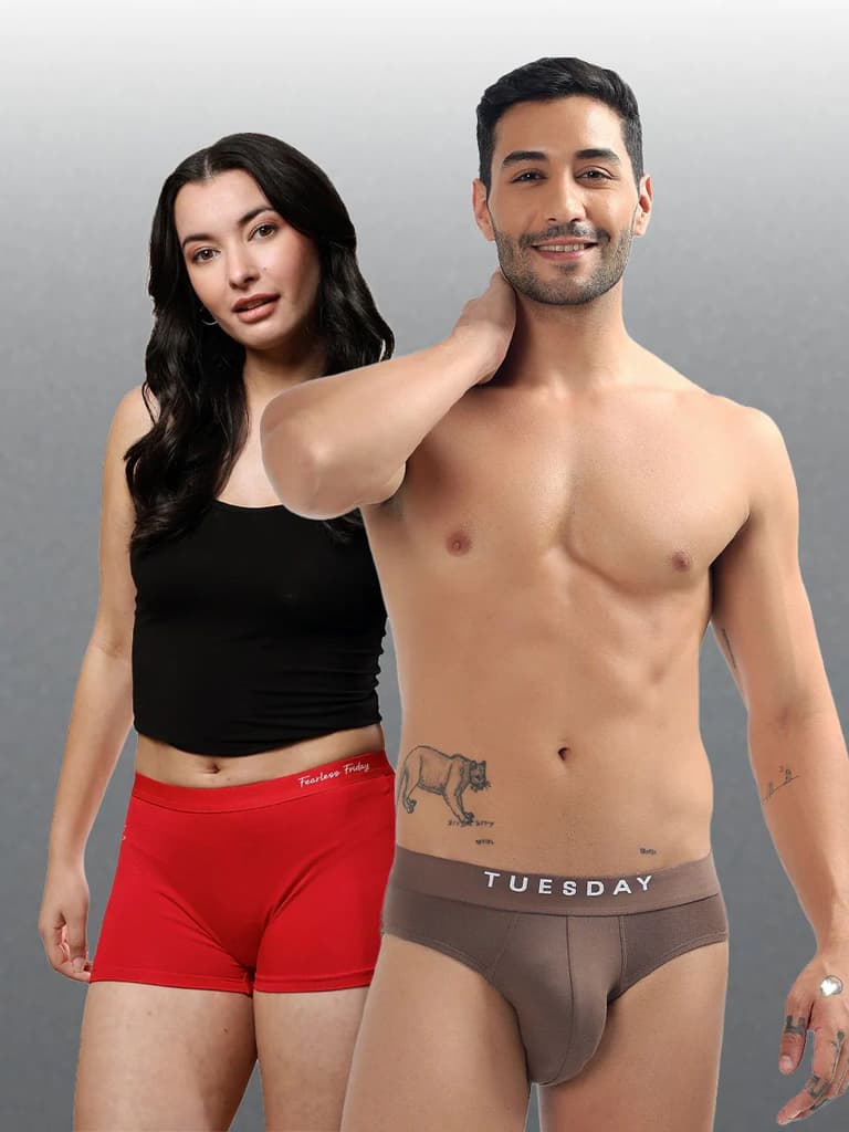 Everyday Expression | Couple Combo (Briefs & Boyshorts) — S / S