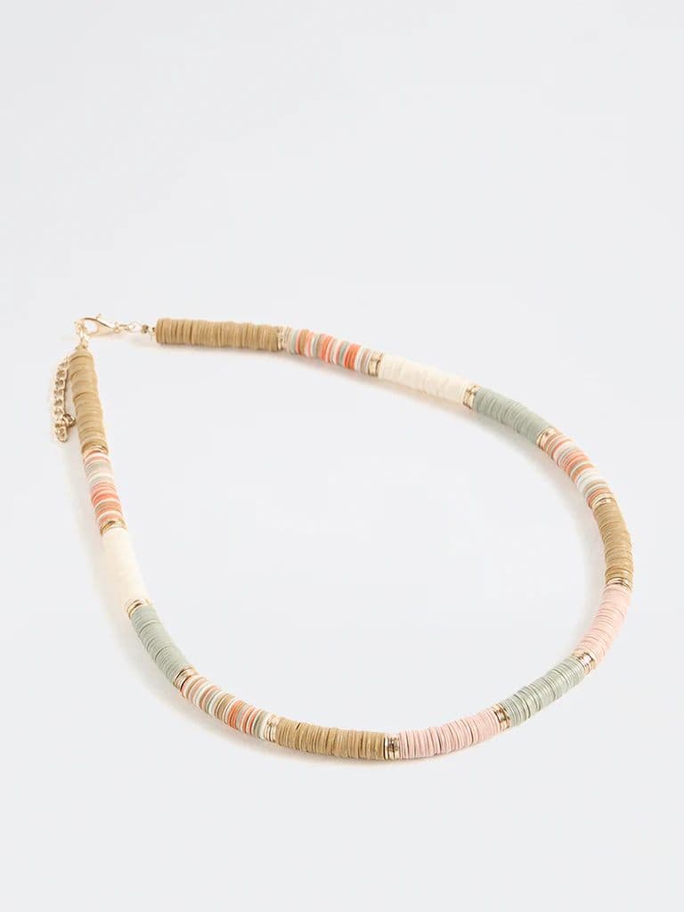 Westside Accessories Multi Color Beaded Necklace — photo 2