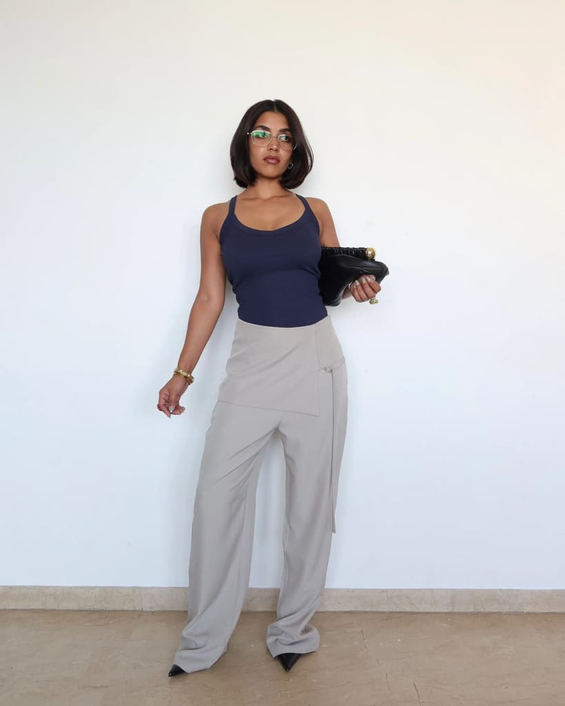 Modern Wrap Around Pants — photo 2