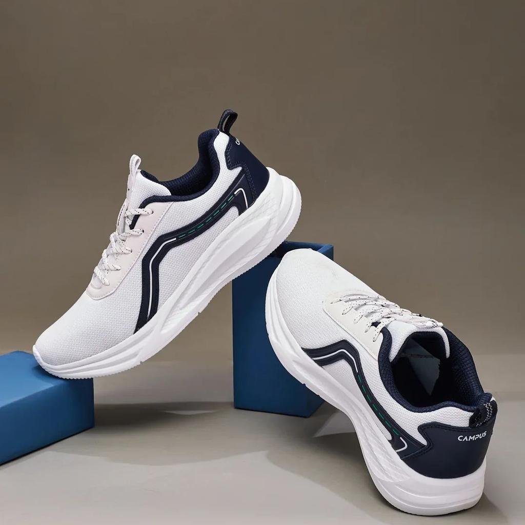 TACT White Men's Running Shoes