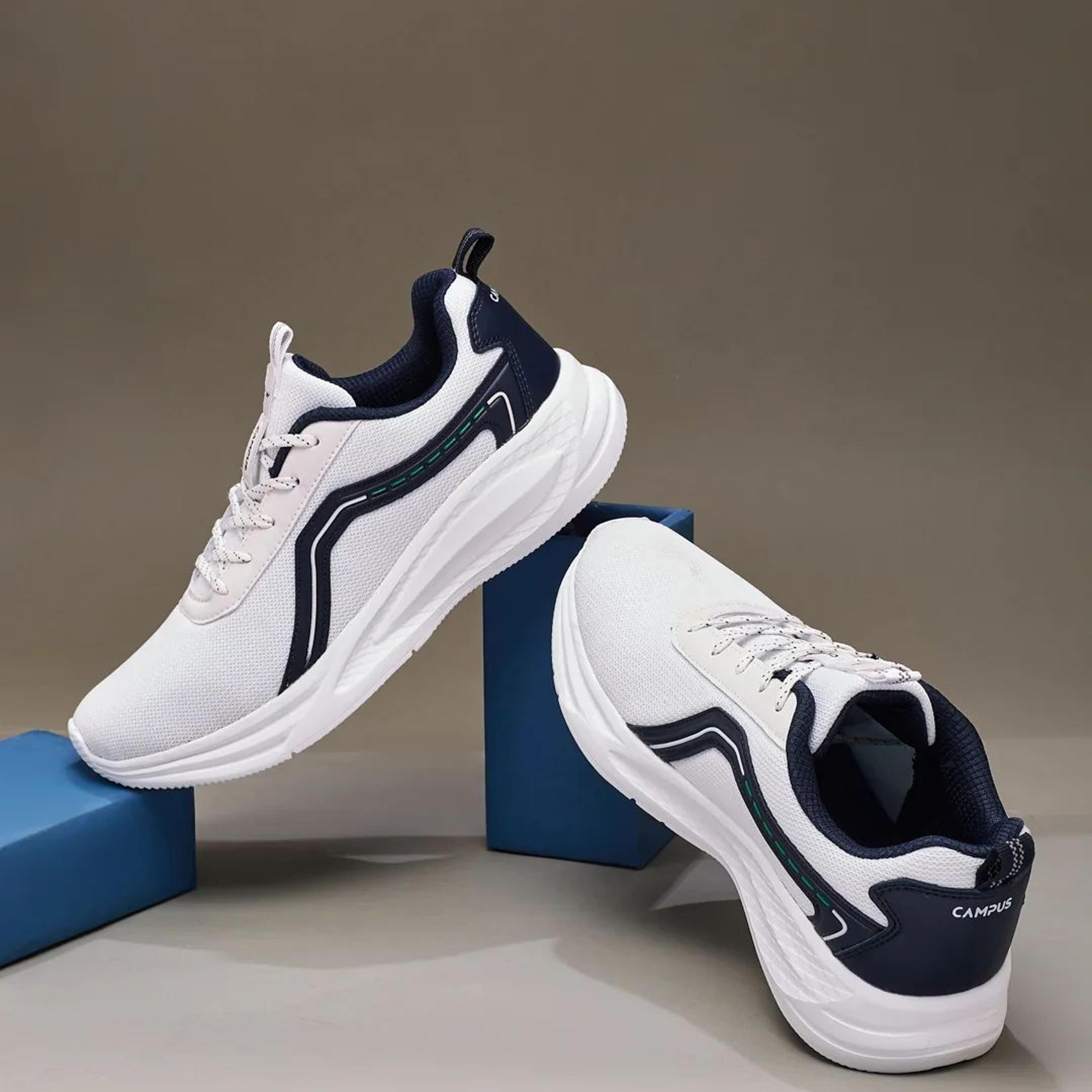 TACT White Men's Running Shoes