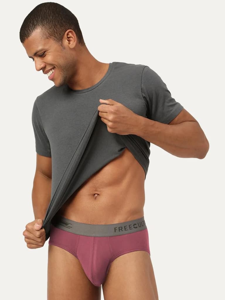 Men's Anti-Bacterial Micro Modal Brief in Contrast Waistband (Pack of 1) — photo 4