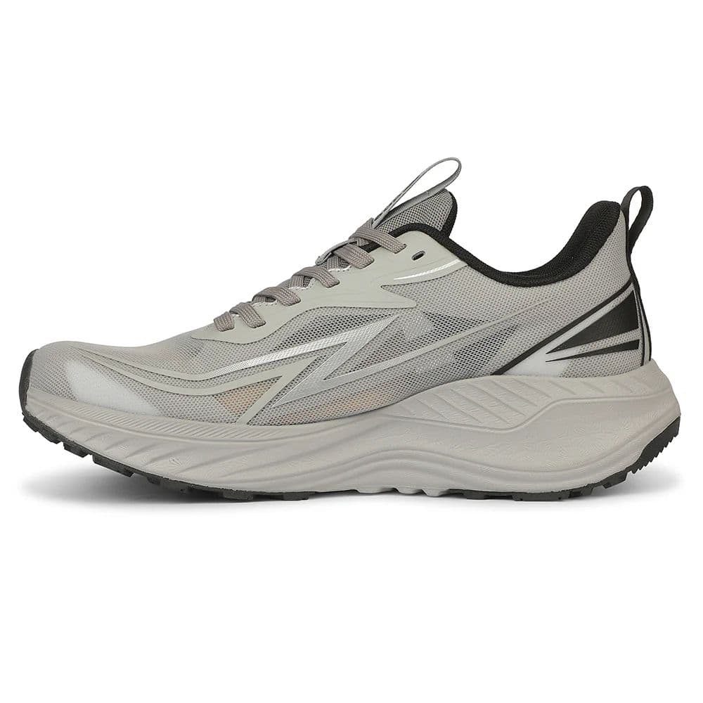 Leap7X ZQ-WFM-12 Grey Sports Walking Non Lacing Shoes for Men by Liberty — photo 5
