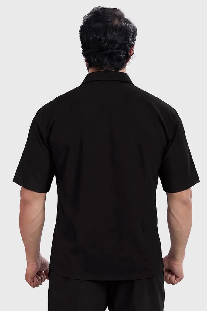 Off Duty Oversized Shirt Black — photo 4