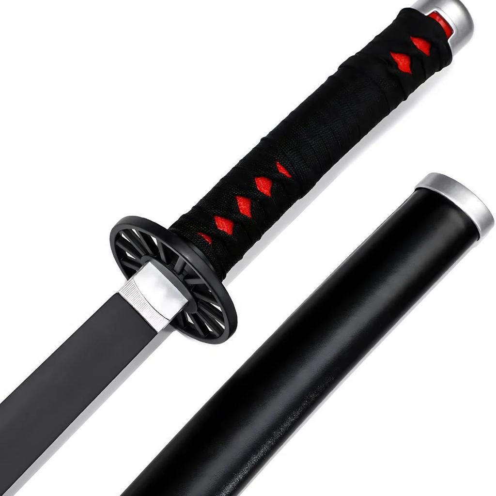 Demon Slayer Tanjiro Kamado Mini Katana – 42cm Cosplay Sword | Anime Replica — Pure Black