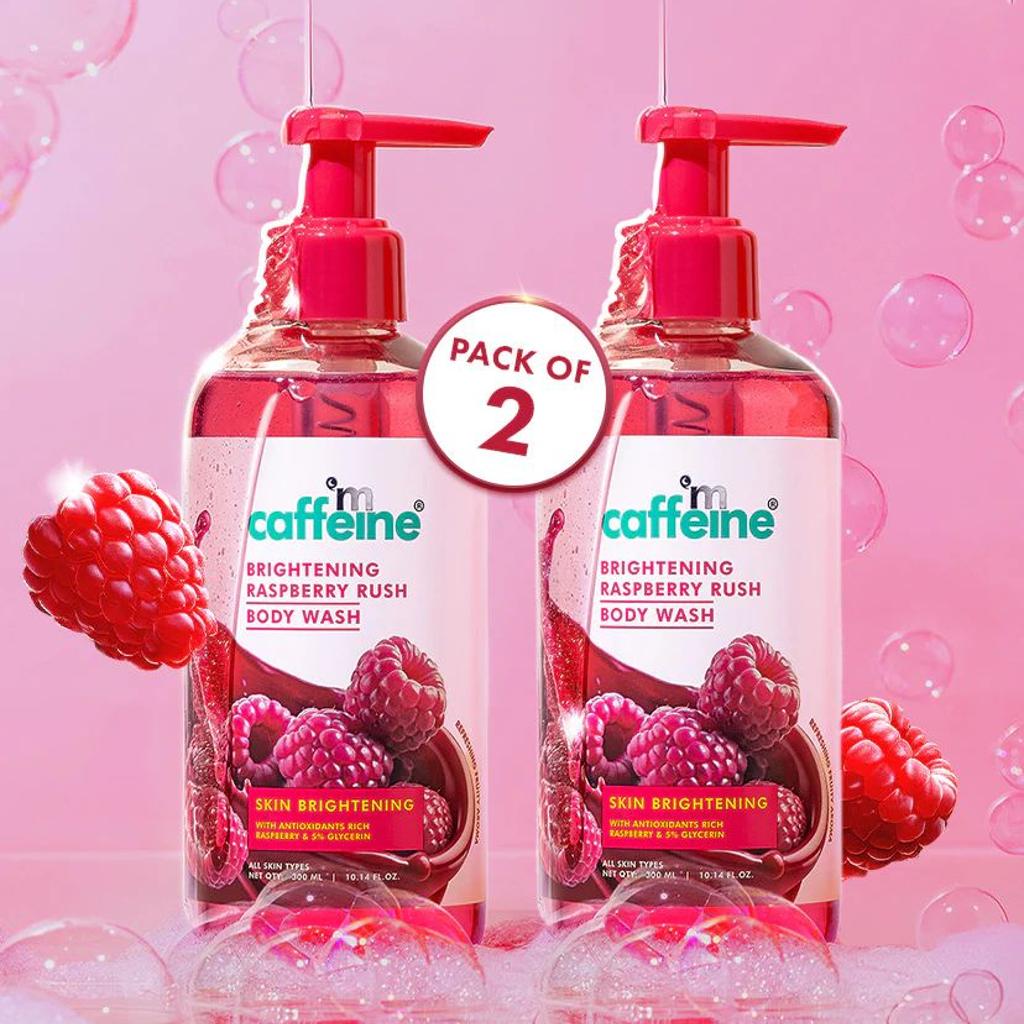 Brightening Raspberry Body Wash | 300 ml | Pack of 2