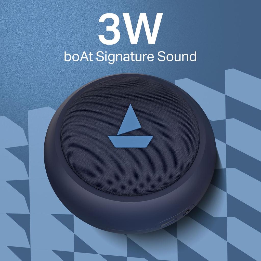 boAt Stone 108 | Portable Bluetooth Speaker with 3W Sound, 12H Playback, TWS feature & IPX4 Resistance — photo 3