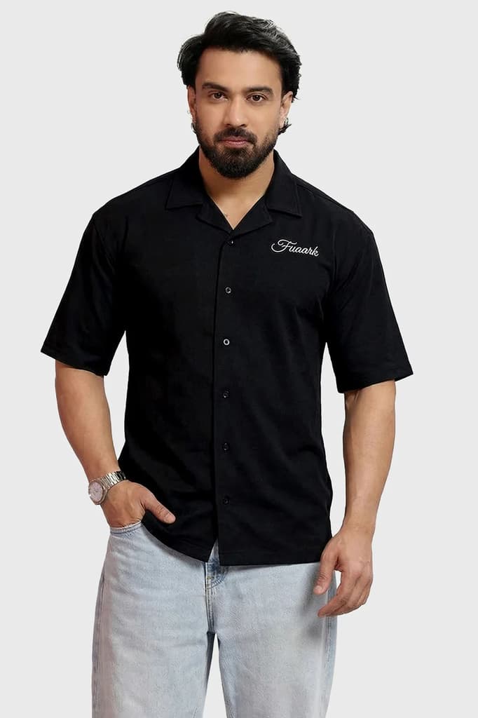 Ashline Oversized Shirt Black — photo 2