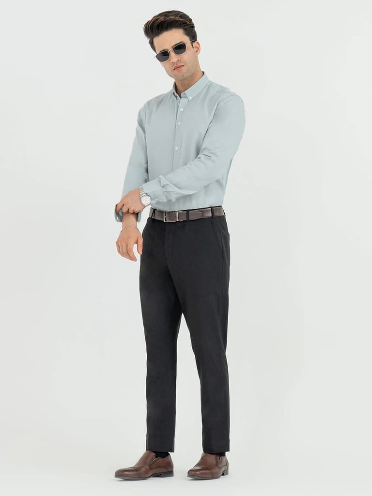 Shirts for Men in Sage | Birdeye Full Sleeve Formal Shirt — photo 5