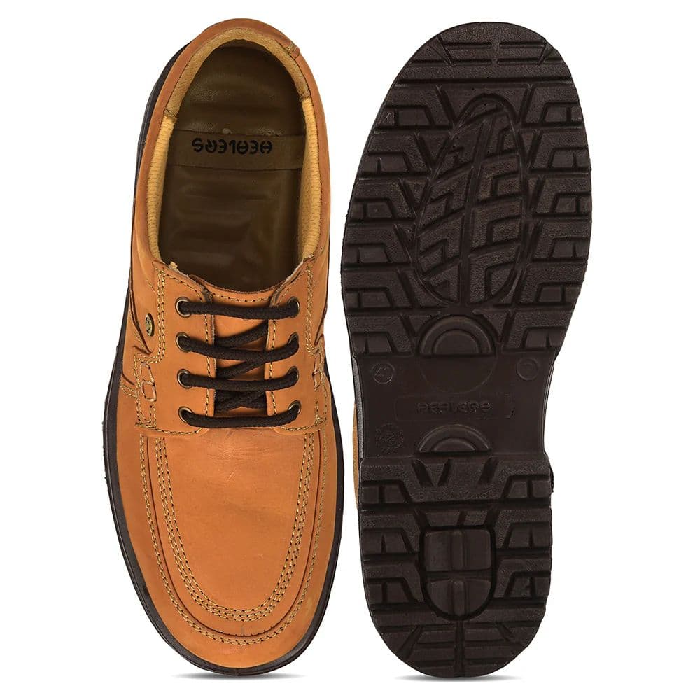 Healers Camel Formal Lacing Derby Shoes For Men 719053AN By Liberty — photo 7