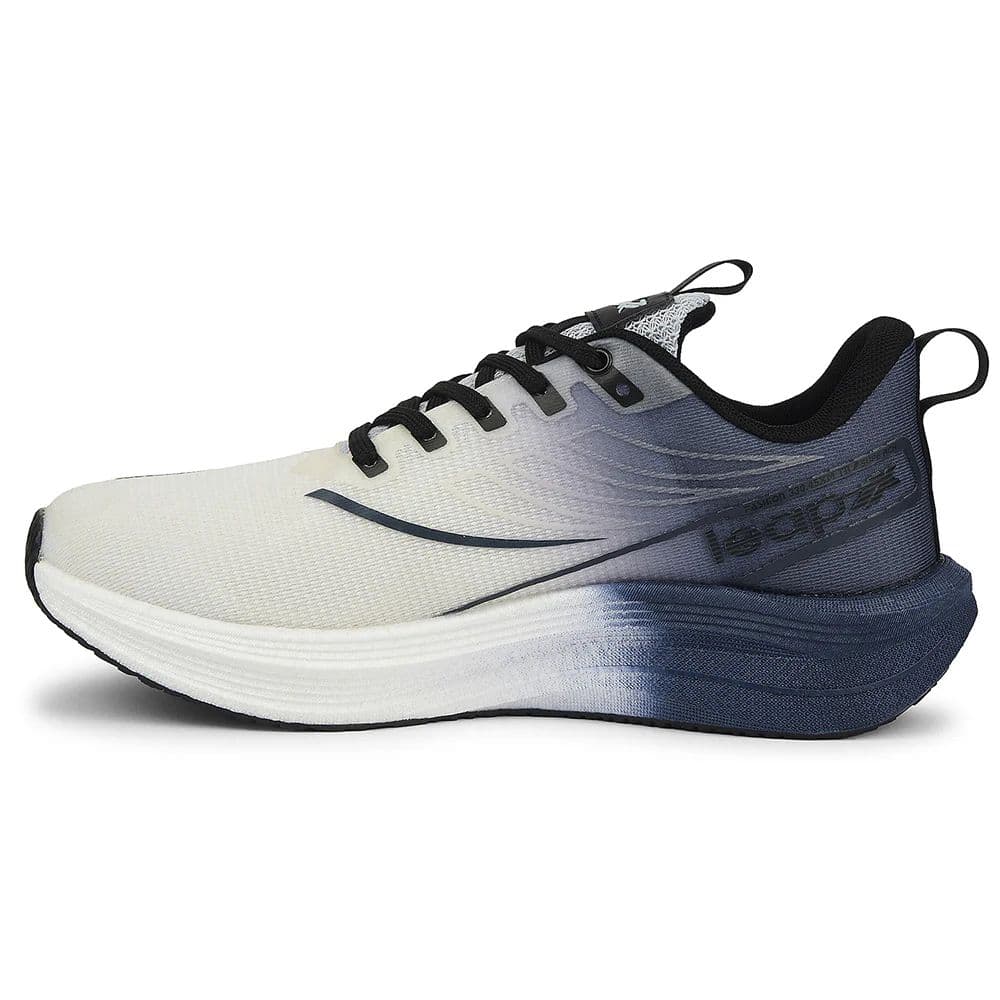 Leap7x Light Grey Sports Lacing Running Shoes For Men XLM-03 By Liberty — photo 3