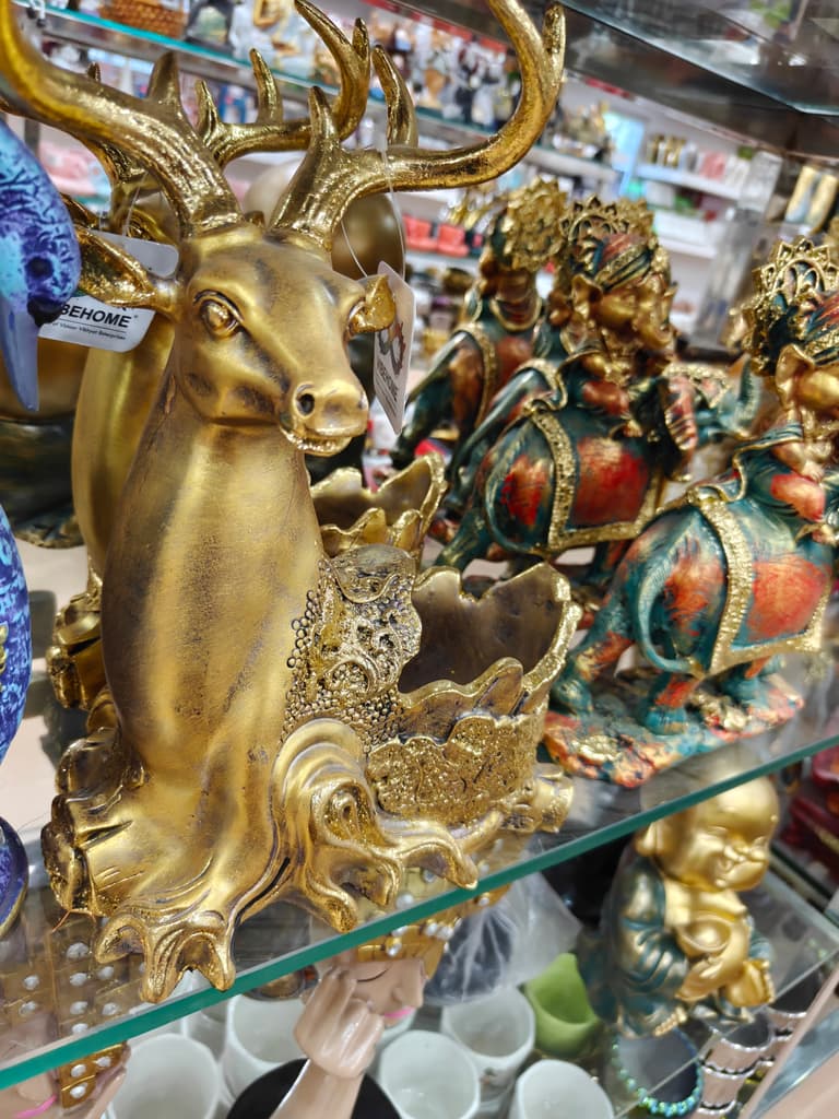 Gold Dragon Statue | Decorative | Bronze | Gold