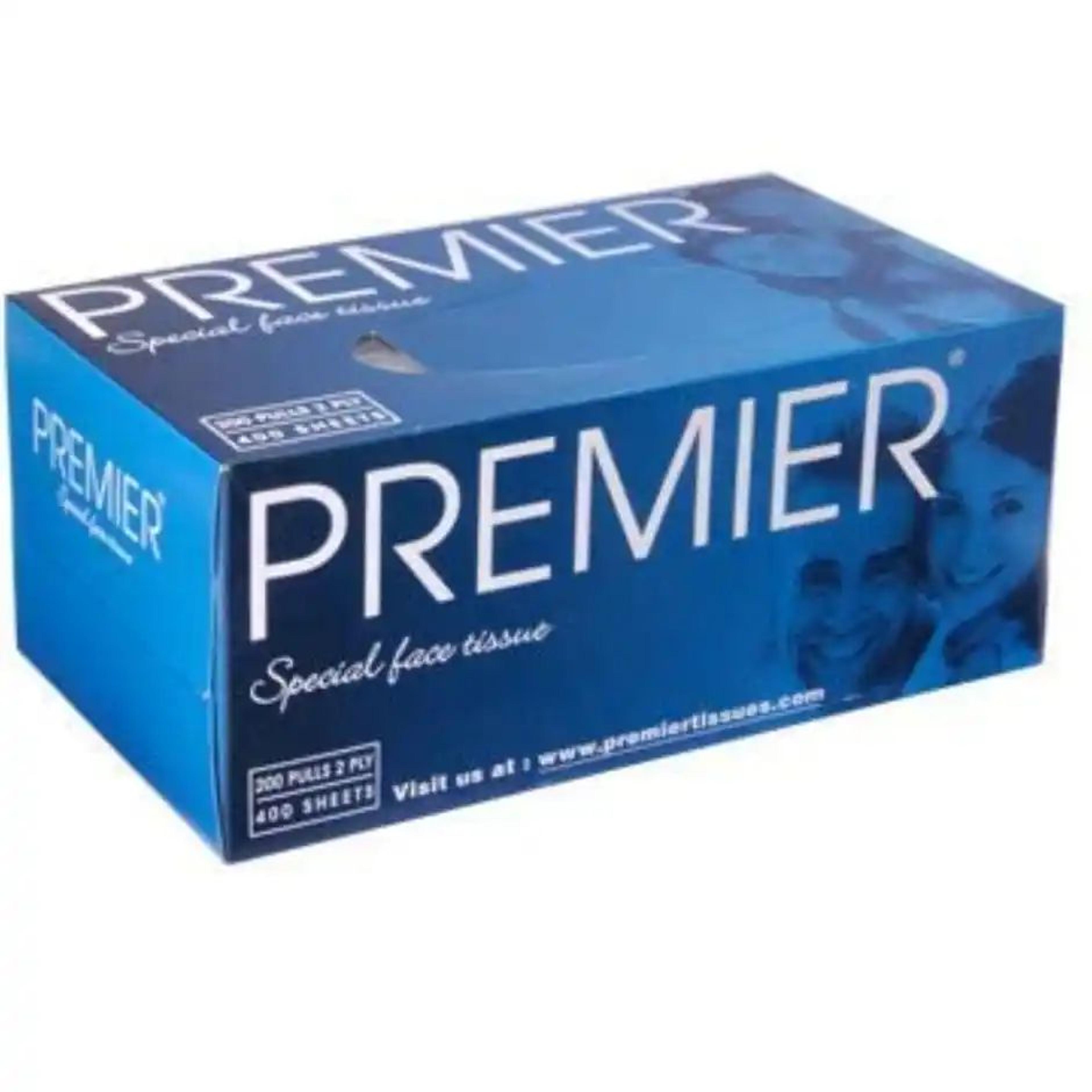 Premier Face Tissue Box | 200 Pulls | 2 Ply