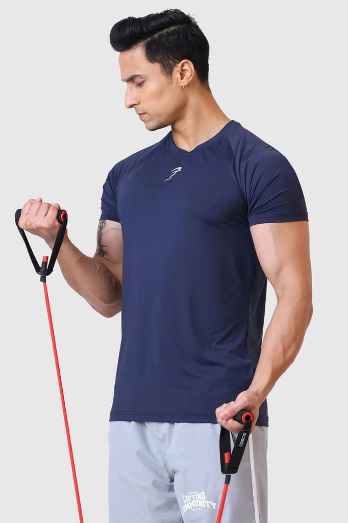 Bare Nylon T-shirt Navy — photo 5