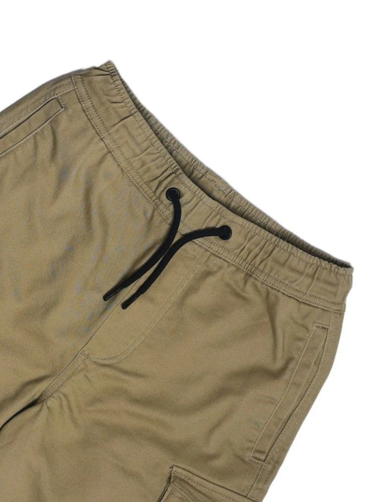 Y&F Kids Boys Stone Cargo Pocket Cotton-Blend Shorts — photo 5