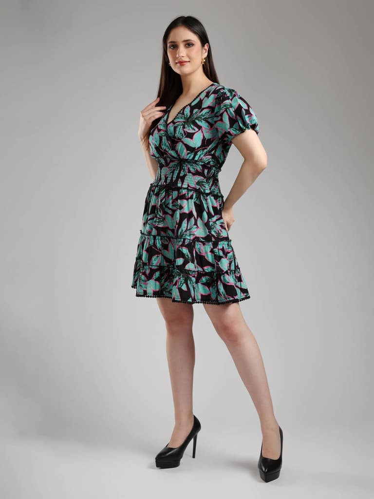 Ceren Midi Dress- Printed — photo 3
