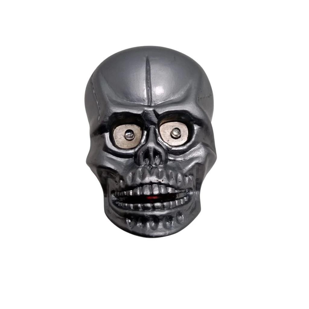 Skull Shaped Butane Lighter | Metal Refillable Windproof Pocket Lighter — photo 4