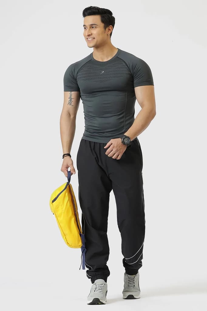 Power Seamless T-shirt Grey/Logo — photo 2