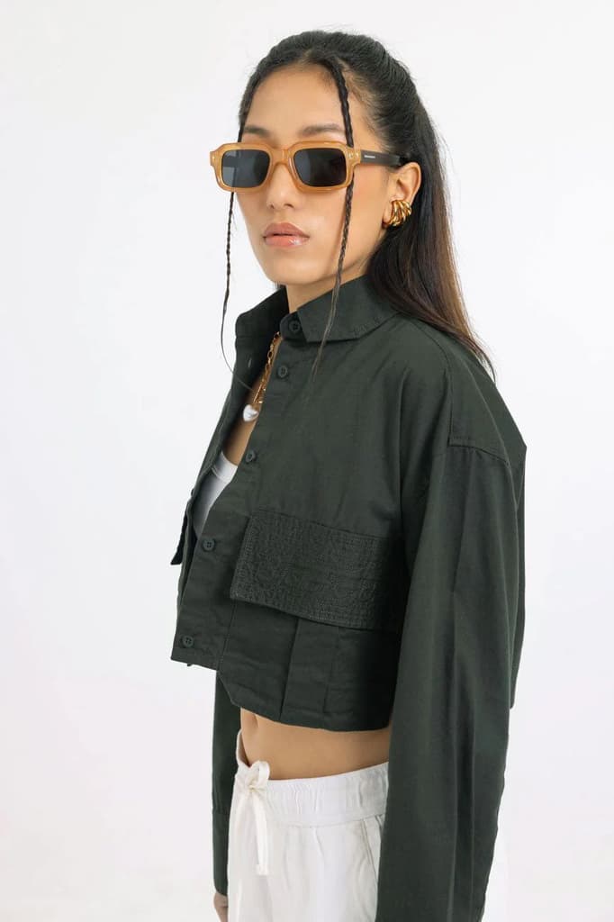 WE GO HIGH // CROPPED SHIRT — photo 5