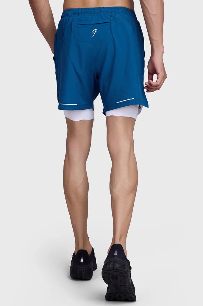 2 in 1 Mesh Shorts Teal — photo 7