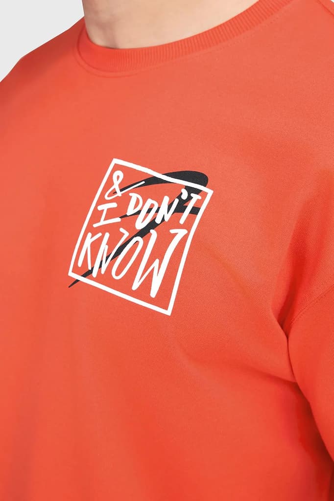 Dapper Oversized T-shirt Orange — photo 4